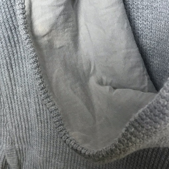 Eileen Fisher Gray Cowl Neck Waffle Knit Pullover Sweater Petite - Picture 10 of 10